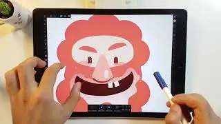 Flat 2D Character Design using Affinity Designer IPAD Pro