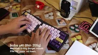 Boba U4T 205g / PrimeKB Ai03 Meridian FR4 o-ring burger mount