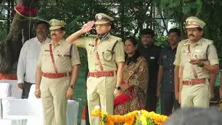 Dashing Commissioner of Police Abhishek Mohanty IPS receiving Guard of Honour
