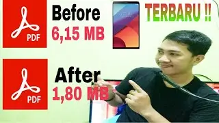CARA KOMPRES FILE PDF SANGAT MUDAH - KOMPRES PDF MELALUI HP...