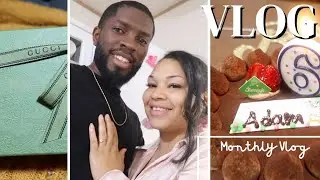 Vlog ♡Celebrating Birthdays , New Gucci Surprises, Date night at Home