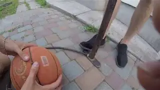 How to inflate a ball without a needle!