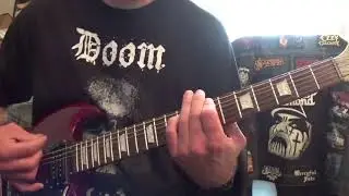 Saint Vitus -  Born Too Late (Guitar Cover)