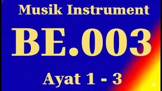 Buku Ende (BE) NO.03 PUJI JAHOWA ALE TONDINGKU  (3 Ayat)