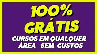 (Cursos gratuitos) COMO FAZER VÁRIOS CURSOS TOTALMENTE GRATUITO SEM PRECISAR SAIR DE CASA