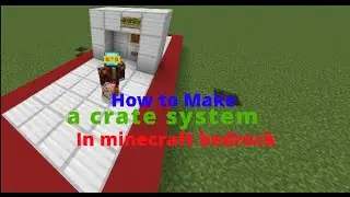 How to make a Crate system in Minecraft Bedrock addition