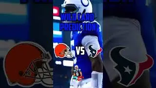 Wild Card Prediction #shorts #shortvideo #nfl #playoffs #sports #like #share #edit #follow #football