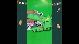 танк Давид из воздушного пластилина