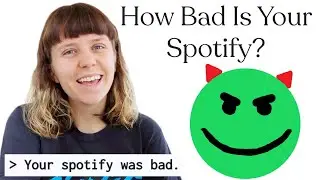 watch this Spotify AI Bot ROAST my music taste!