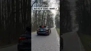Crazy methanol Audi RS3 8Y Stg2+ launch | 