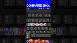 shutdown shortcut key In computer 