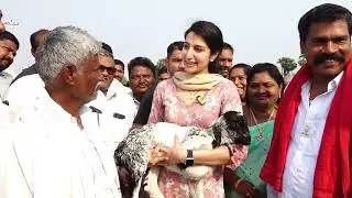 నారా బ్రాహ్మణి ఎన్నికల ప్రచారం  బేతపూడి గ్రామంలో మహిళా కూలీలతో ముఖాముఖి