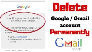 How to delete Gmail account permanently | delete Google account permanently | by Technical AR