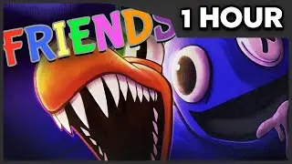 [1 HOUR] Rainbow Friends CARTOON ANIMATED RAP SONG 