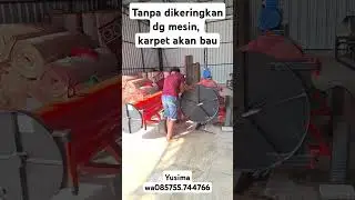 Cara keringkan karpet masjid jumbo #cucikarpetmasjid