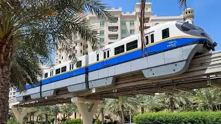 Palm Jumeirah Monorail in Dubai, UAE 🇦🇪 | Dubai Monorail | 2024