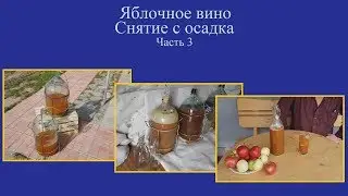 Снятие вина с осадка Часть 3