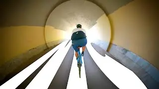 Cool tunnel in NYC! | NYC Cycling #insta360 #canyon