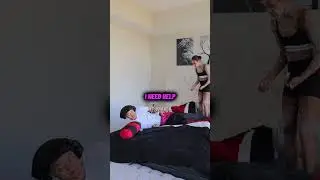 SKIN PEELING PRANK ON MY MAN😦🤣#quiandken #shorts