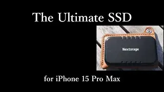 The  Ultimate SSD for iPhone15 ProMax 外付けSSD,