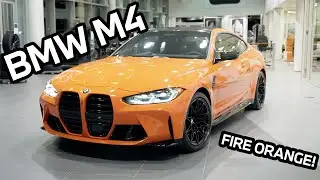 INDIVIDUAL FIRE ORANGE 2024 M4 COMPETITION WALK AROUND 🔥