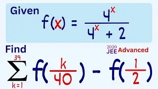 A very interesting finite sum from 2020 JEE Advanced maths paper