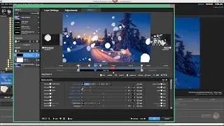 Устранение резких границ футажа на примере Snowball