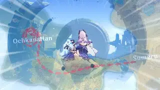 Can we FLY from Sumeru to the HIGHEST spot on Natlan without aid? (Infinite Flight) | Genshin Impact