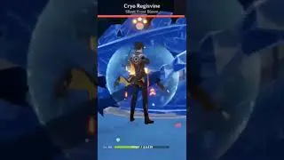 itto mono geo team vs cryo regisvine #aratakiitto #genshinimpact
