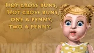 Children's Nursery Rhyme - Hot Cross Buns
