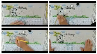 Como pintar bichinhos Safari / Zebra🦓🌱🍃🌳 passo a passo/ pintura para iniciante🎨🖌