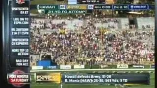 Hawaii vs. Army 2010