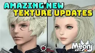 FFXIV: 7.0 Graphics Update - New Comparisons! Races & Scenery