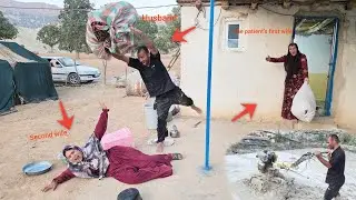 The second lady wanted to take over the sick first lady's house, but the husband objected......