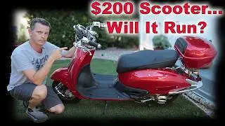 I bought a $200 Chinese Scooter - Getting It Running!