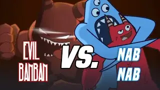 Evil Banban Vs Nabnab full Fight | Garten of banban