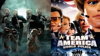 "Derka Durke" Terrorist Cantina Scene | A New Hope WITH Team America Score.