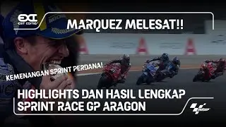 MARC MARQUEZ MELESAT!! HIGHLIGHTS DAN HASIL SPRINT RACE MOTOGP ARAGON 2024