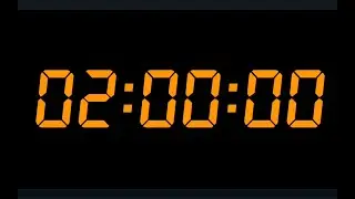 TEMPORIZADOR 2 HORAS | Cuenta atrás 2h