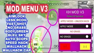 NEW UPDATE! CHEAT MOD MENU RULES OF SURVIVAL 2021