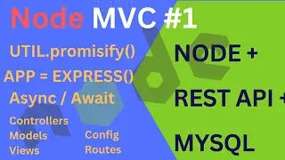 NODE JS - Setup MVC structure with Mysql CRUD operations. 