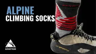 Alpine climbing socks