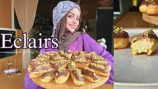 الذ وصفة اكلير فرنسي best chocolate eclair recipe