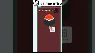 FlutterFlow UI Tutorial, Sushi restaurant  