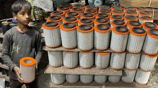 How Automotive Air Filter are Made || Mass Production Process of Automotive Air Filters