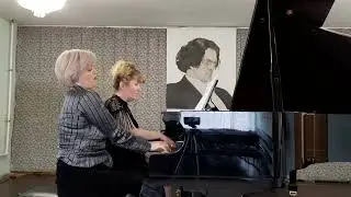 Т. Смирнова "Американская рапсодия " / Фортепианный дуэт Ирина Туркова и Елена Ковалева