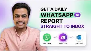 Automate WhatsApp Daily Reports with Make.com — Beginner Guide