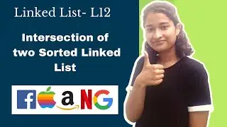 Intersection of two Sorted Linked List 🔥| C++| Java | Python