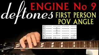 Deftones Engine No 9 POV Guitar Lesson / Guitar Tabs / Tab Tutorial / Guitar Chords / Guitar Cover