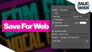 How To Export Images For Web - Photoshop Tutorial